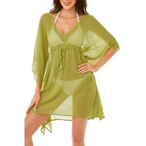 BCA By Rebecca Green Tunic Sheer‎ Cover Up